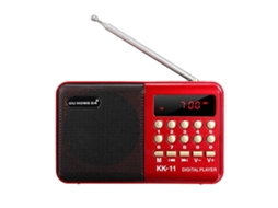 K11 Mini Rádio Portátil Multifuncional Digital Fm Usb Tf Mp3 Player Olysi Shop