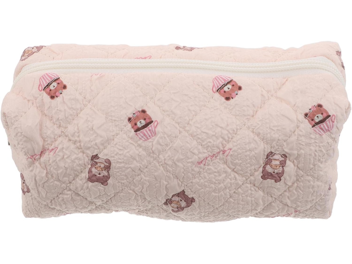 Estojo Grande e Macio Stobaza para Organização de Lápis, Kawaii Materiais Escolares em Tons Pastel. 20,00 X 8,