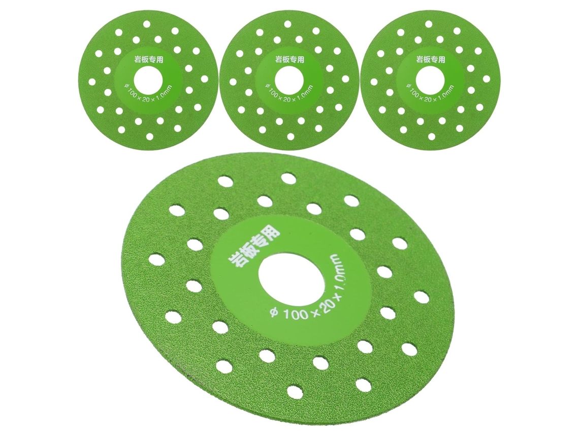 Conjunto De 4 Discos De Diamante Ultrafinos Para Esmerilhadeira Angular - Lâmina De Corte