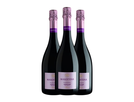 Espumante rosé MASOTTINA Viaventi Spumante Rosé Brut Treviso (0.75 L - 3 Unidades)