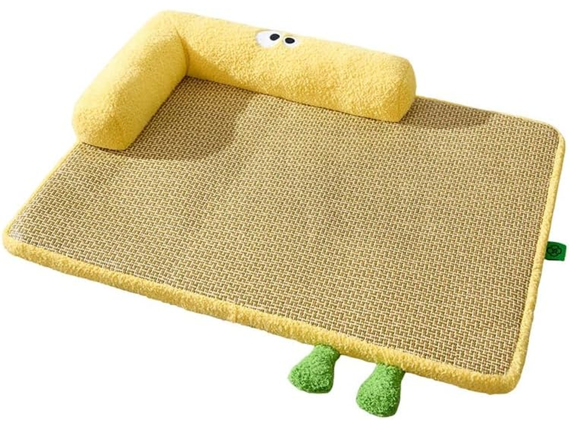 Tapete Refrescante, em Rattan, para Pets, Uso no Verão, Tamanho XL AQUAFORGE