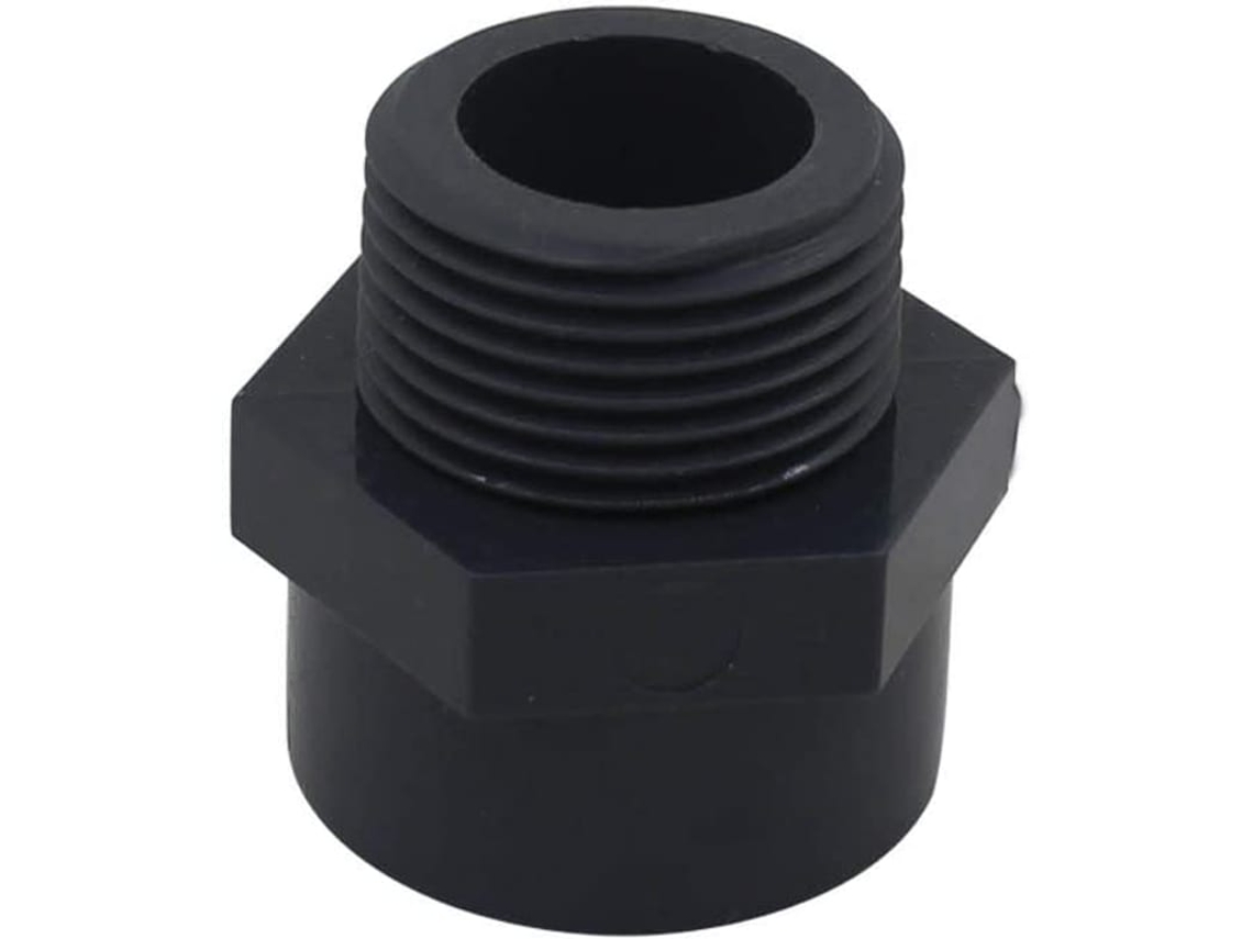 Conexão De Pvc Com Rosca Para Piscina, 25mm Diâmetro Interno, Rosca 3/4", Extremidade Parafusada