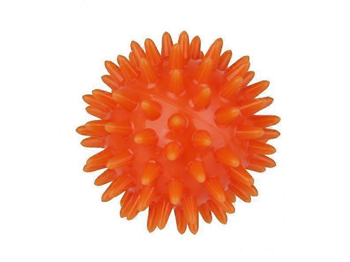 Pacote Com 3 A 6 Bolas De Massagem Macias E Pontiagudas Para Palma/pés/braço/pescoço/costas/tornozelo Laranja 5,5 Cm
