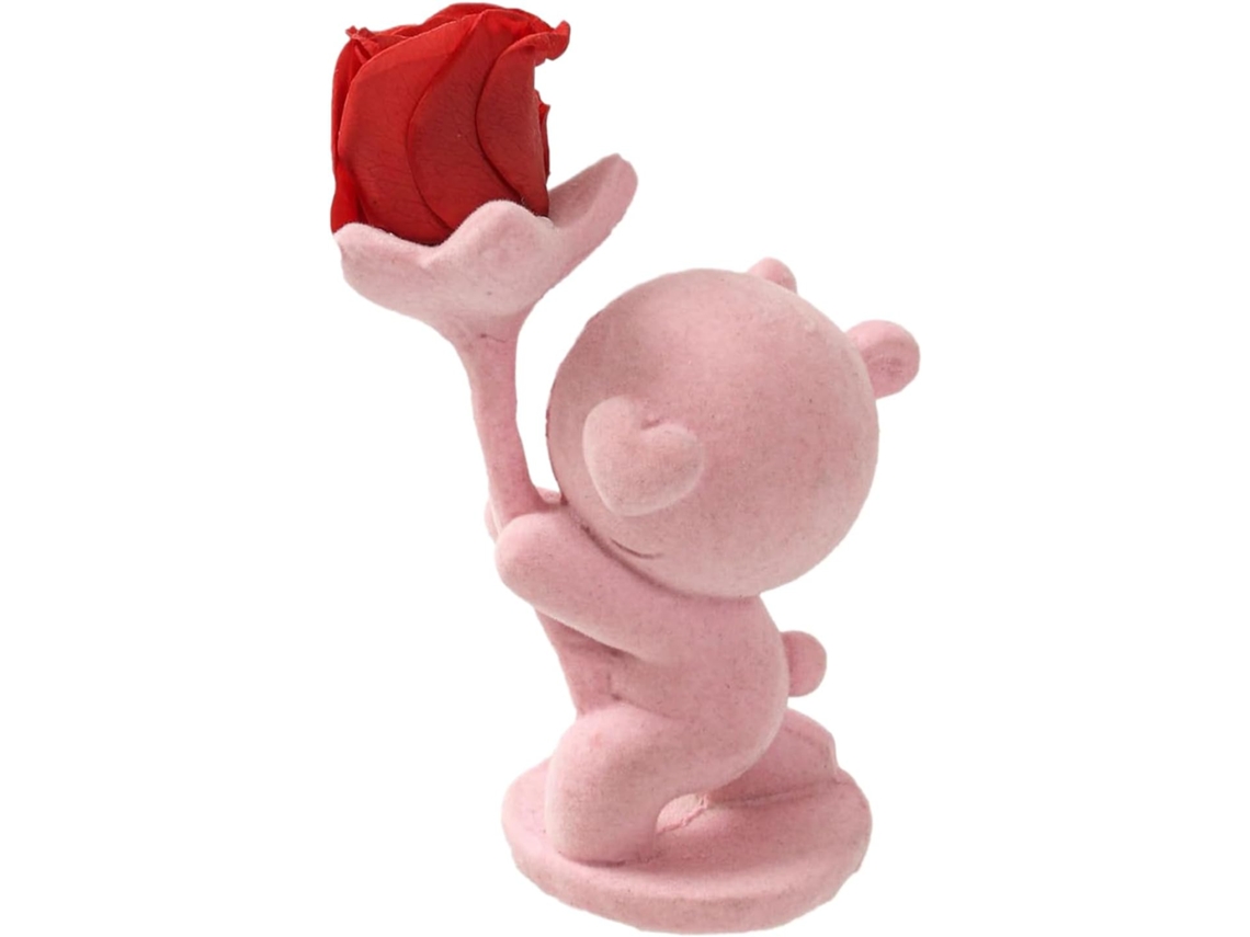 Estátuas de Ursos, Decoração para Casa, Enfeite de Urso Urso Florido para Namorada, Decoração Romântica de Mesa para CHABERLU