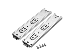 2 Peças De Corrediças Para Gaveta De 20 Cm Com Fechamento Automático E Rolamentos De Esferas Para Armários - Perfet