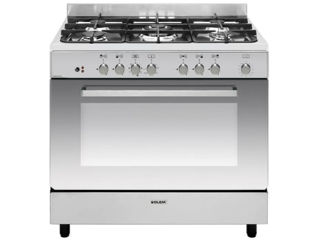 Fogão GLEM GE960CVIX2 (104 L - Gás - Inox)