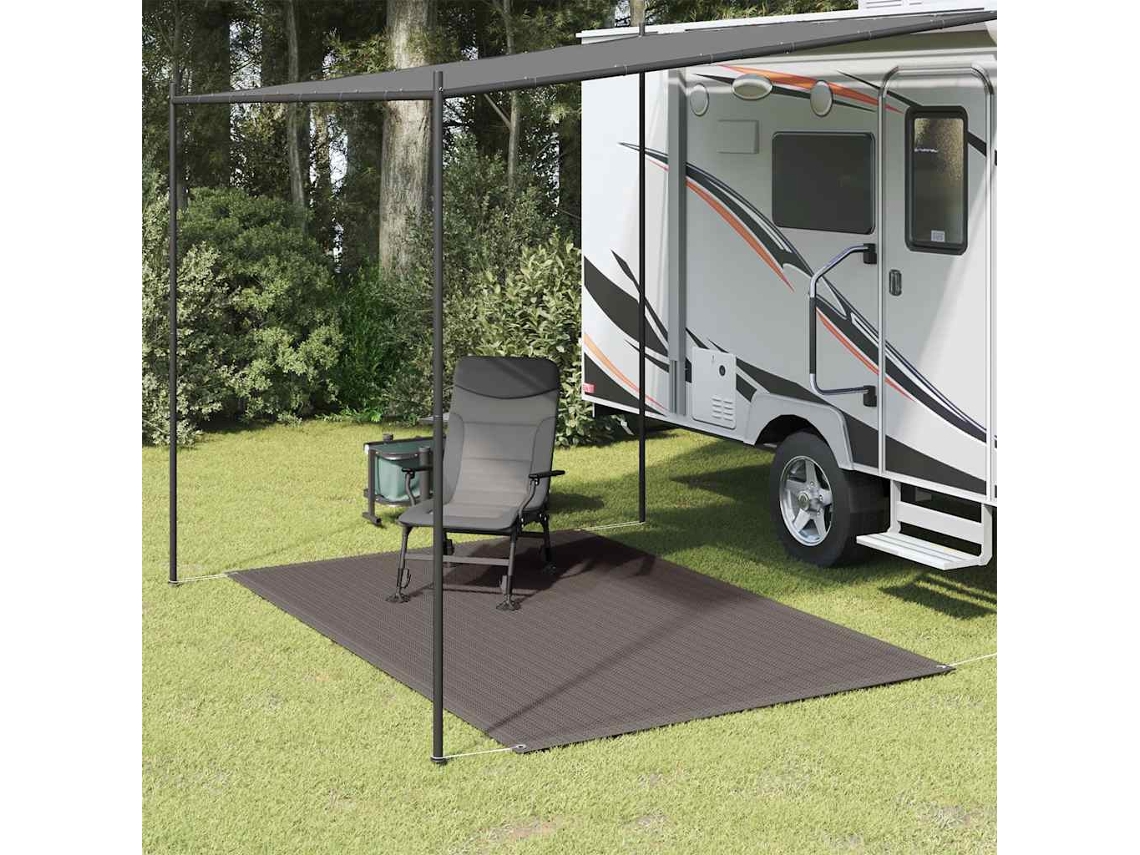 Vidaxl Tapete De Campismo Para Tenda 200x300 Cm Antracite