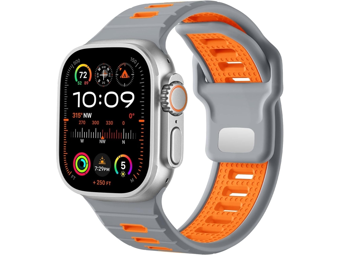 Pulseira de silicone para relógio com 45 42 Mm Design Premium S/MARCA