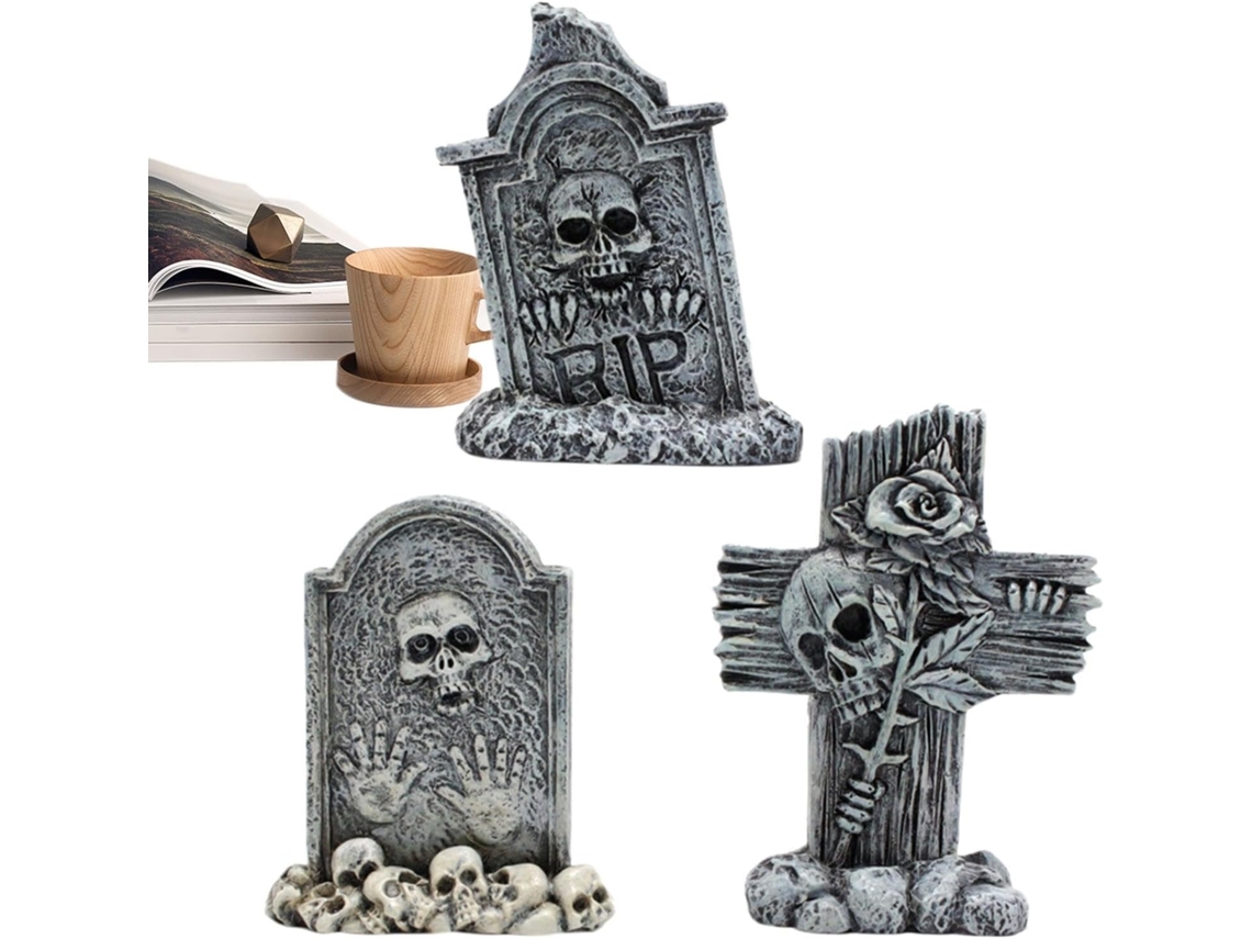 Decorações De Lápides Para O Halloween: Decorações Pequenas Para Casa |