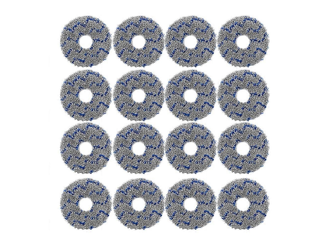 Conjunto De 16 Panos De Limpeza Para Dreame X10+ L20 Ultra L30 Ultra X20 Pro L10s Pro Ultra X40 Pro S30 Pro - Peças De Reposição_glo