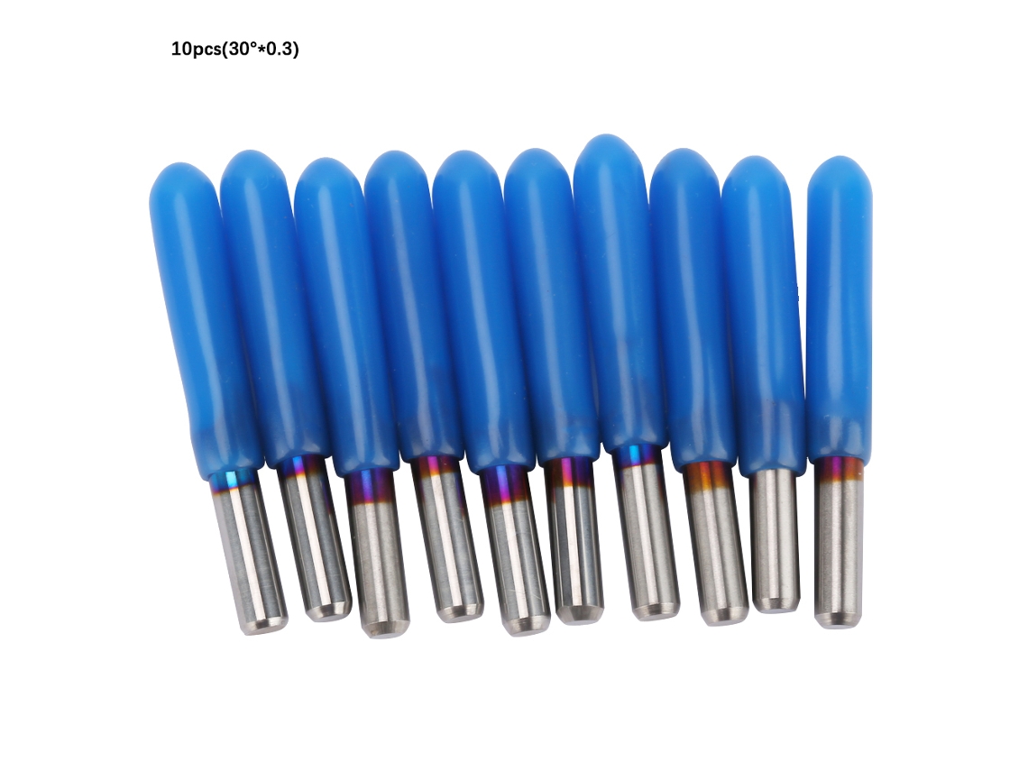 Pontas de Gravação YURU 10 peças em Aço Tungstênio (3.175mm)