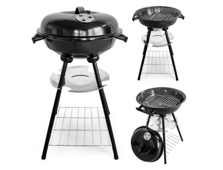 Grelhador de Jardim com Tampa e Cinzeiro MODERNHOME