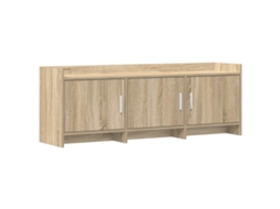 Vidaxl Gabinete para Tv 130 X 33 X 47 Cm Carvalho Sonoma