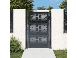 Portã£o De Jardim 105x155 Cm Aã§o Design Quadrados Antracite DKD HOME DECOR