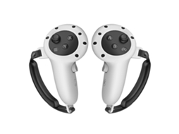 Capa para Controle de Jogo Meta Quest 3, Silicone Anticolisão BRILVIBERA (cinza)