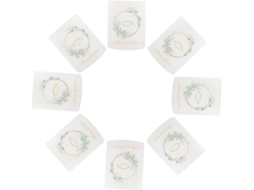 Conjunto De 8 Abajures Para Velas, Criativos E Decorativos, Feitos De Plástico. Gokoco
