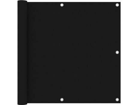 Tela de varanda 90x500 cm tecido Oxford preto