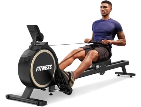 Máquina De Remo Trilhos Duplos, 16 Níveis De Resistência Silenciosa, Compatível Com Kinomap E Fitshow Peso Máx 160kg Dskeuzeew