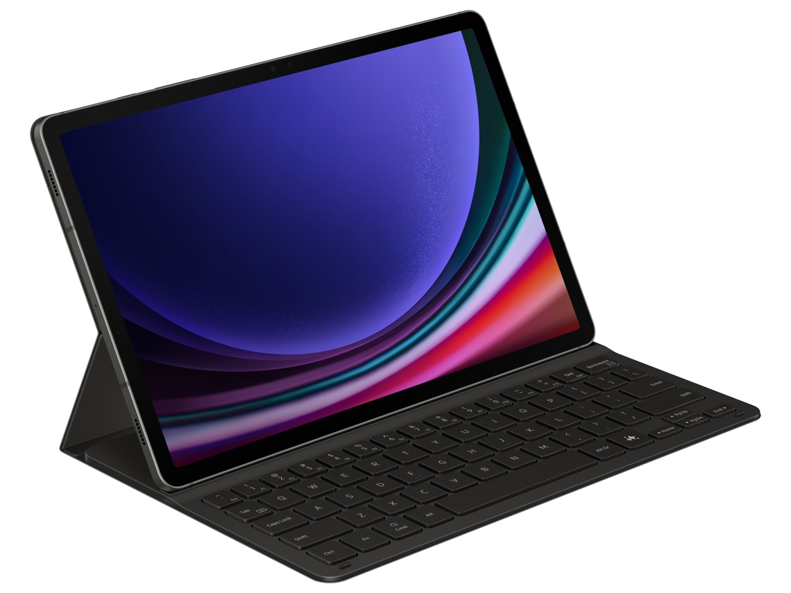 Capa SAMSUNG com Teclado Slim Galaxy Tab S9/S9 FE/S10 FE/S10 LITE (Preto)