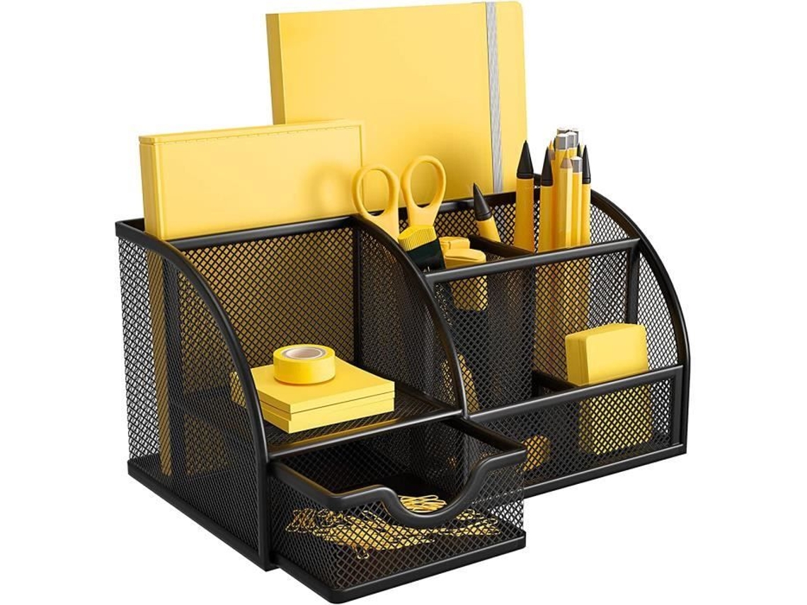 Organizador De Mesa Com Gaveta Deslizante - Economiza Espaço