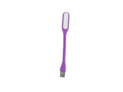 Mali lâmpada de Leitura Led Usb 5v Portátil Ajustável Mini Luz Noturna para Power Bank Laptop Roxa