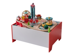 Kids, Mesa Combinada Infantil, Madeira, 30cm, Multicolor Teamson