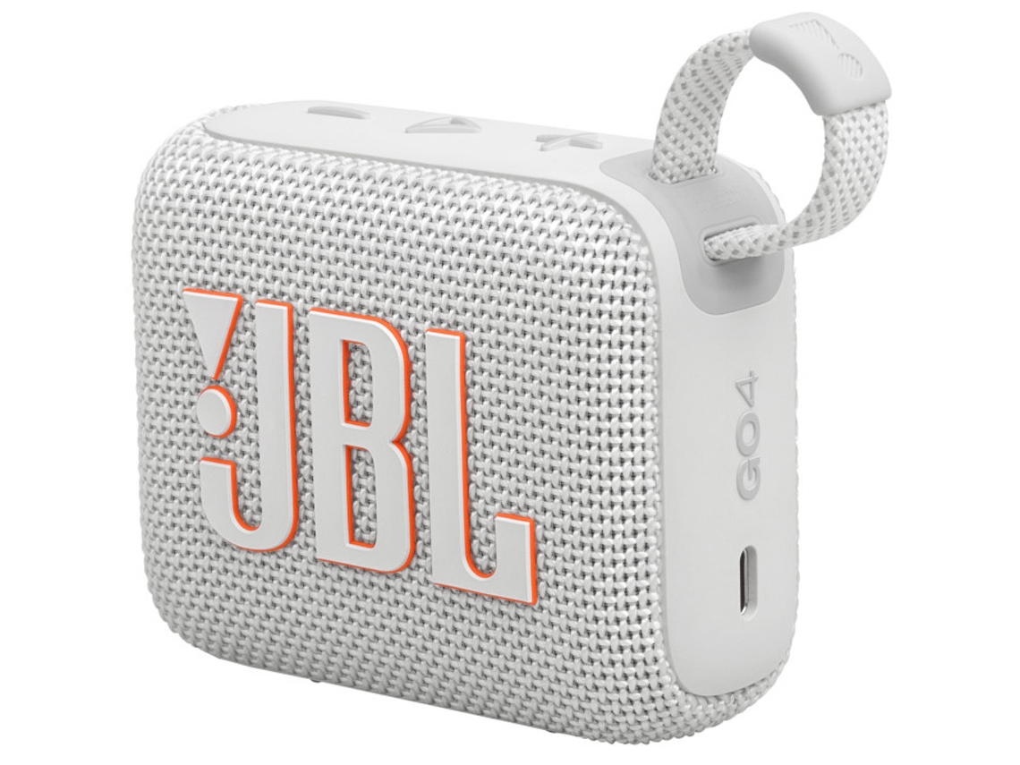 Coluna Bluetooth JBL GO 4 (7 W - Autonomia: 7 horas - Branco)