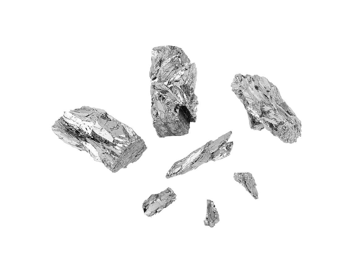 Lingote De Bismuto 99.99% Puro 100g Para Fabricação De Cristais Metálicos