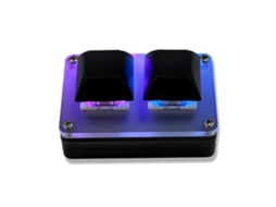 Mini Teclado Mecânico Para Jogos Osu Programável Com 2 Botões, Função Copiar E Colar, Iluminação Rgb hk -aquaforge
