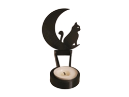 Laxiscreed Funny Shadow Stand Com Vela Para Decoração De Halloween