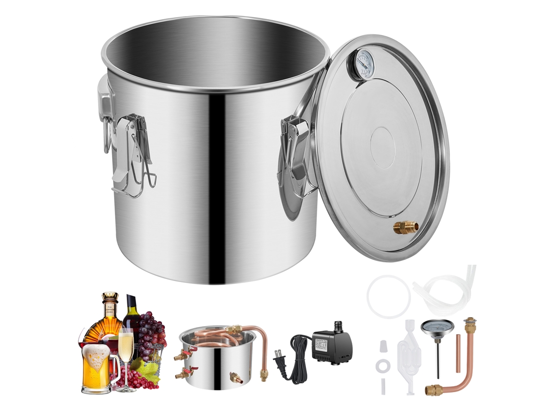 Kit De Destilaria De Moonshine Succebuy De 8 Galões, Fabrico De Whisky, Bomba De Água