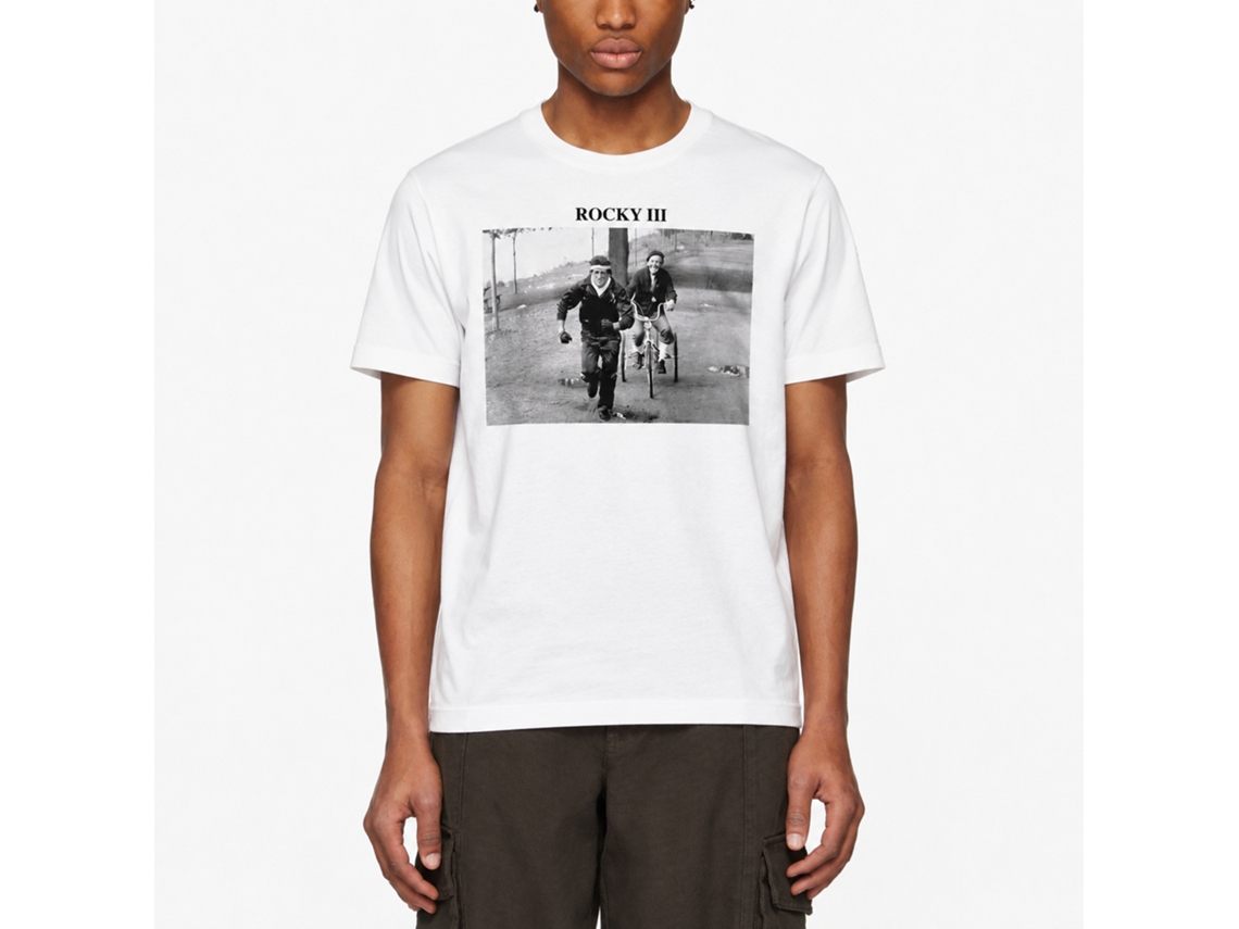 Rockinstone Rocky Movie Iii Park White Adult T-shirt Size:s