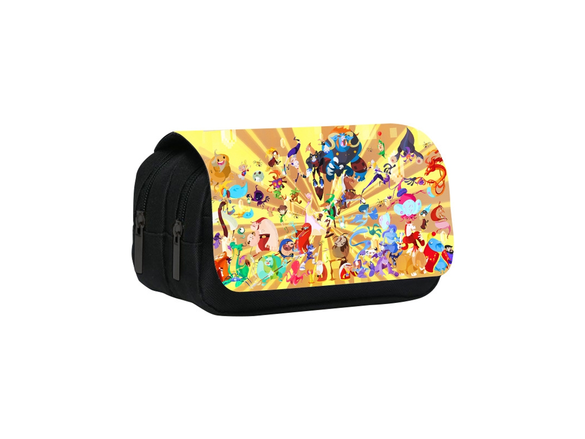 Estojo The Legend of Zelda, bolsa multicamadas, bolsa de armazenamento de grande capacidade, estojo Miraflow com design xadrez simples
