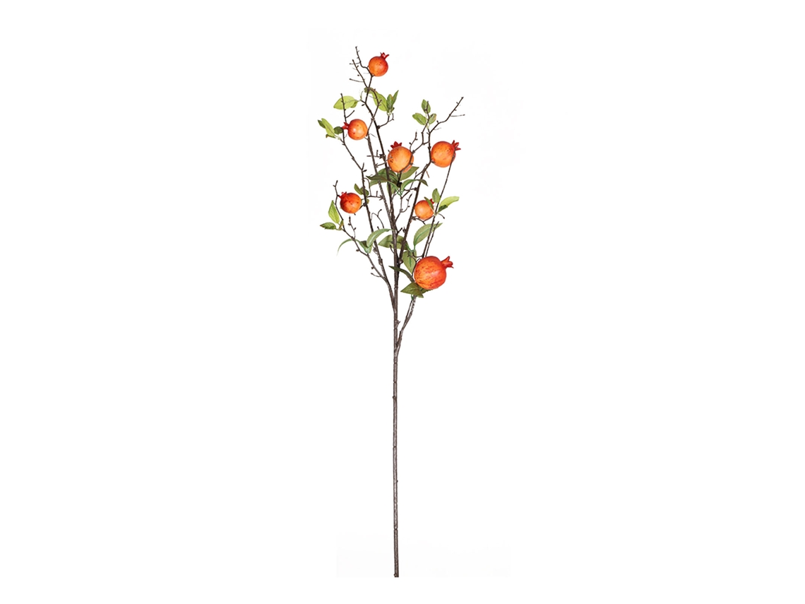 Ramos decorativos de romã verde para primavera e encerramento de casa LAXISCREED