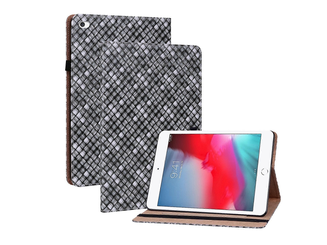 Capa de couro com tecido colorido Webake para iPad Mini 5/4/3/2/1