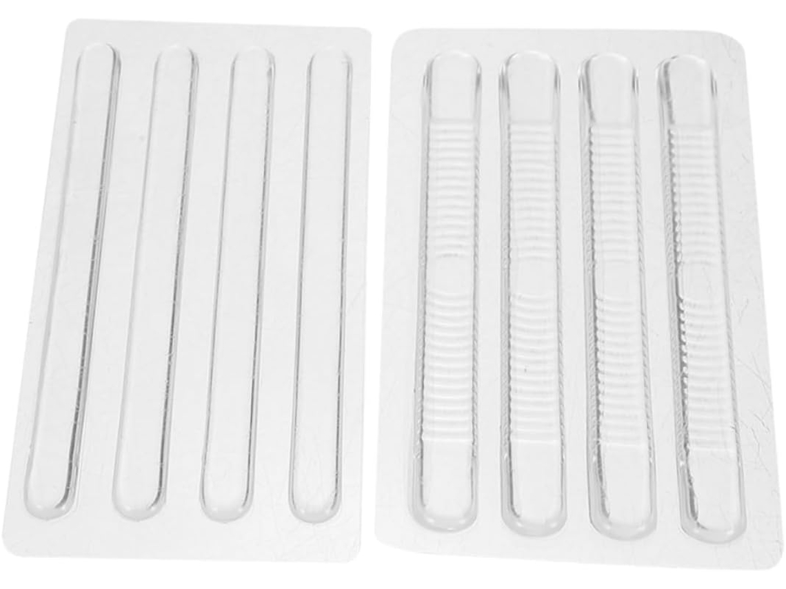 Ipetboom 2-conjuntos De Protetores Calcanhar Antifricção Em Silicone Transparente, Com Tiras Substituíveis, Para Sapatos