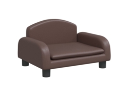 Kids Sofa, Kids Sofas Vidaxl Marrom Couro Artificial (50 X 40 X 30 Cm)