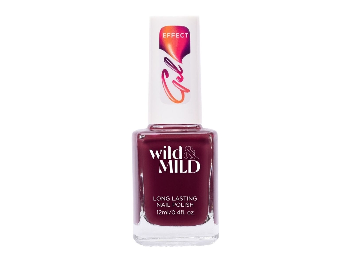 Verniz de Unhas WILD & MILD Gel Effect Burgundy Bouquet 12 Ml