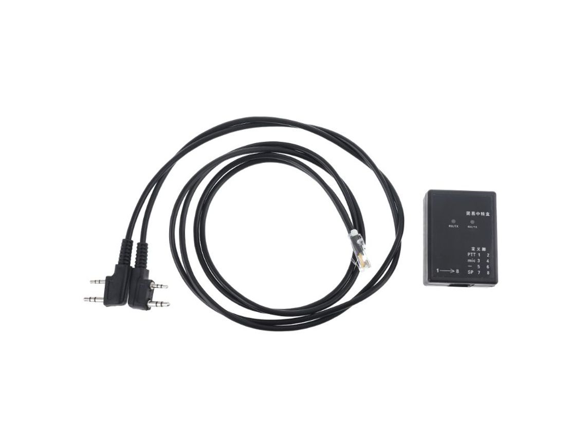 Caixa De Relé De Rádio Bidirecional Walkie Talkie Receptor Repetidor Caixa Preta Case Repetidor Diy Para Baofeng/tyt/wouxun Brilvibera