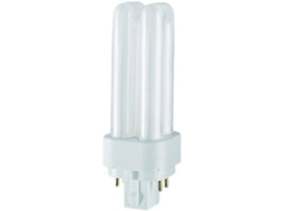 Lâmpada Fluorescente Compacta Dulux de 13w, 4 Pinos, G24q 1, Branco Muito Quente , Iluminação Eficiente em Termos de Energia, 13 Watts. CHARM (2700k)