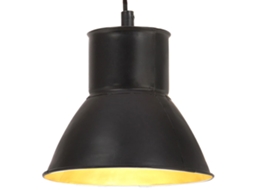Hanging Lamp, Hanging Lamps Vidaxl Preto Ferro (ø 17 Cm)