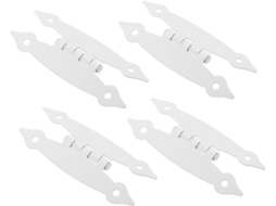 Conjunto De 4 Dobradiças Para Portas Armários, Resistentes E Com