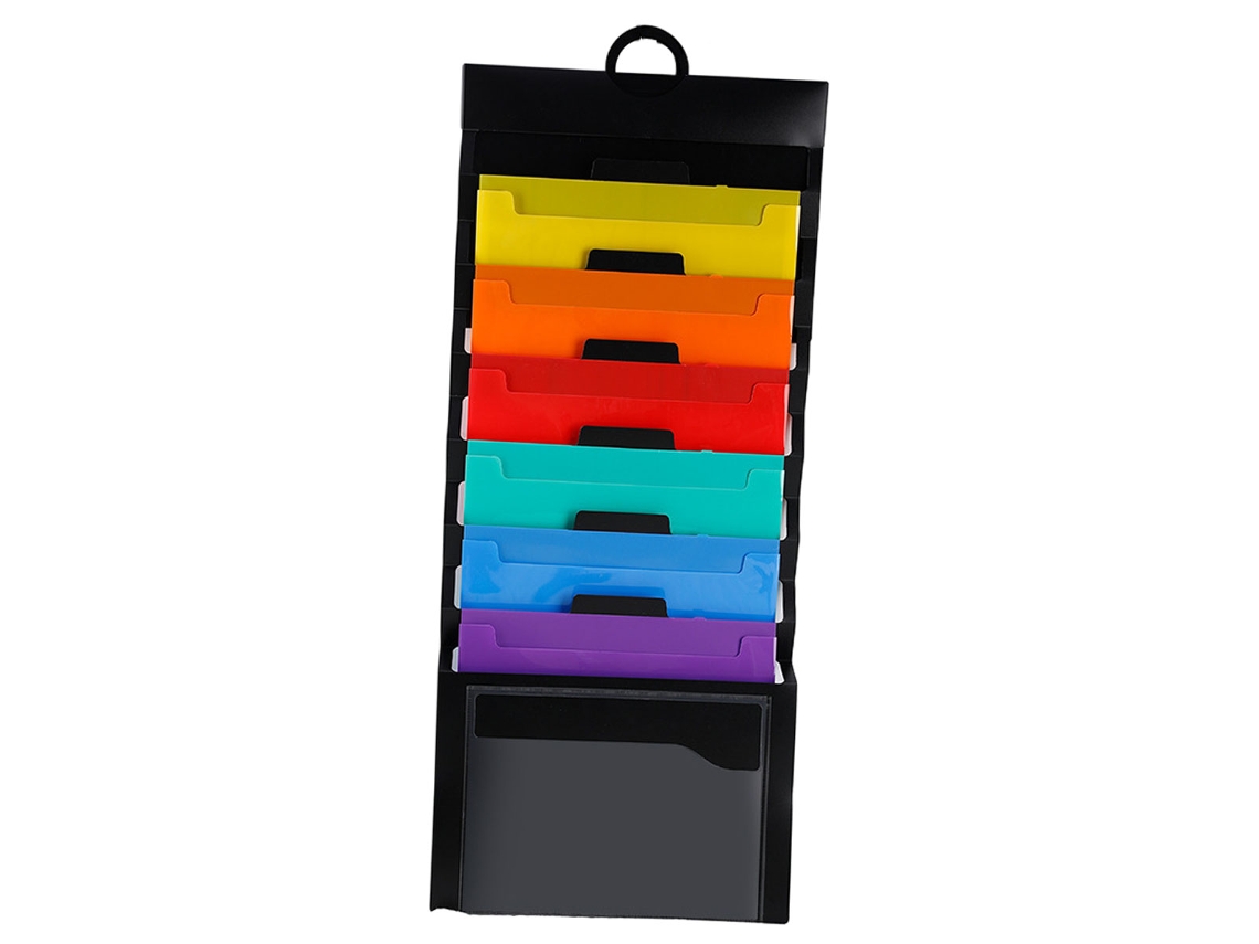Organizador De Parede Versátil, Pastas De Arquivo Pendurado Com Bolsos Removíveis Para Utilização De Espaço Em Material Poli Com Várias Cores, Organiz