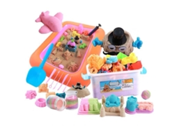 Mali conjunto de Brinquedos de Areia para Praia 39 Acessórios Areia Rosa Seguro para Crianças