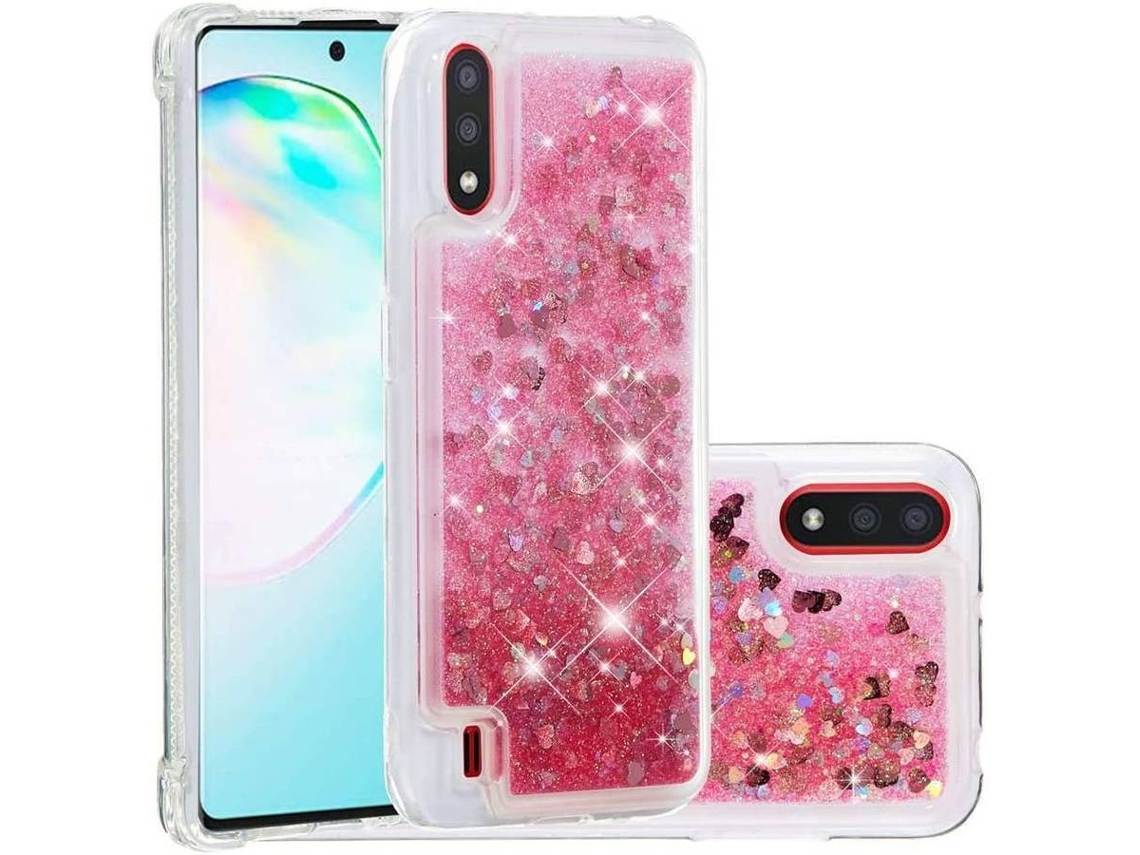 Capa Samsung Galaxy A01 HONGWE. Rosa