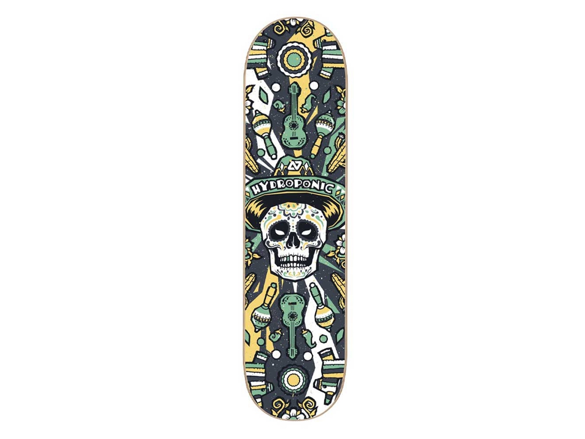 Plataforma de Skate Mexican Skull 2.0 8´´ Coloridohydroponic