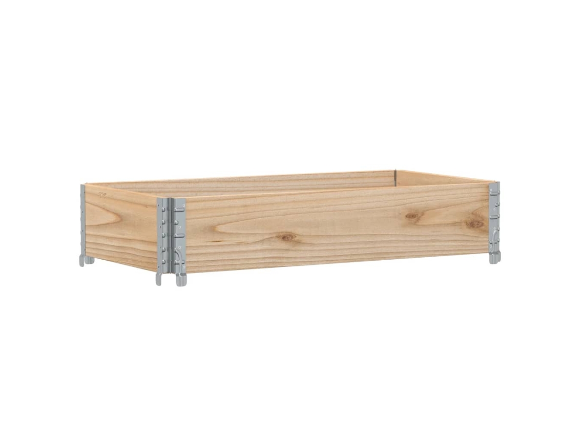 Vaso de jardim VIDAXL Marrom Madeira de pinho (100x50 cm)