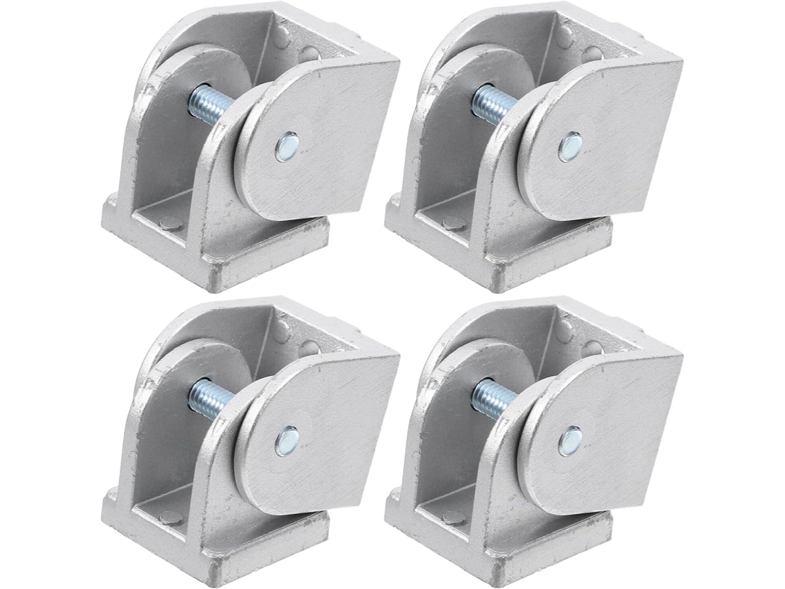 Conjunto De 4 Conectores Flexíveis Liga Zinco Didiseaon Para Perfis Alumínio Extrudado Duráveis E Fáceis Instalar
