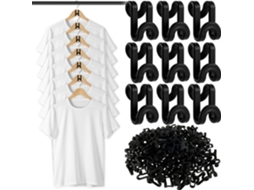 Conjunto De 160 Ganchos Conexão Para Pendurar Roupas, Conectores Que E