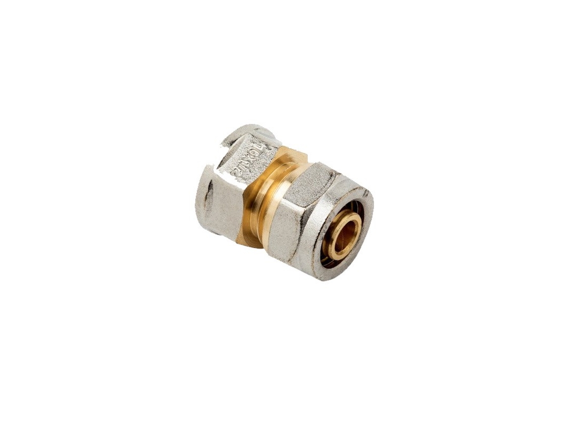 Conexão fêmea 3/4 para tubo de compressão multicamadas de 20 mm, sem necessidade de máquina de crimpagem, cinza Suinga